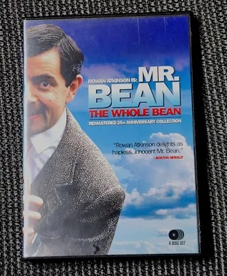 Mr. Bean: The Whole Bean Remastered 25th Anniversary 4-Disc DVD VIDEO TV SHOW • $14.99