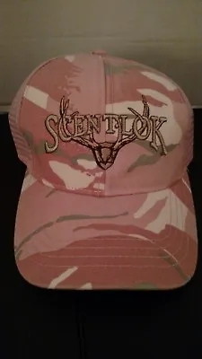 Women's Scent-Lok Pro-Wear Logo Pink Camo Baseball Cap Hat With Mesh Back • £9.19