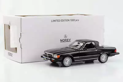 1:18 Mercedes-Benz 450SL R107 Us-Version American Gigolo 1979 Black Norev • $118.72