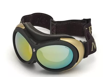 Authentic MONCLER Black And Gold Ski Goggles ML0130-A 05L 89mm NEW (28-2) • $234.60