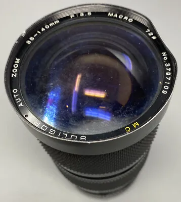 $27.90 • Buy SOLIGOR Auto Zoom 35-140mm F:3.5 Macro MC Camera Lens