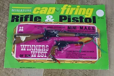 Vintage Nos 1967 Multiple Toymakers Mini Mags Cap Guns Winners Of The West • $9.95
