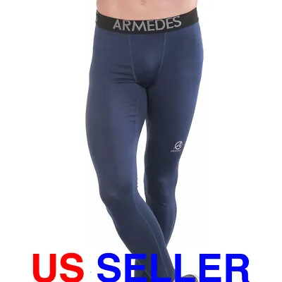 ARMEDES Men's Compression Pants Baselayer Cool Dry Sports Leggings AR 161 • $15.09