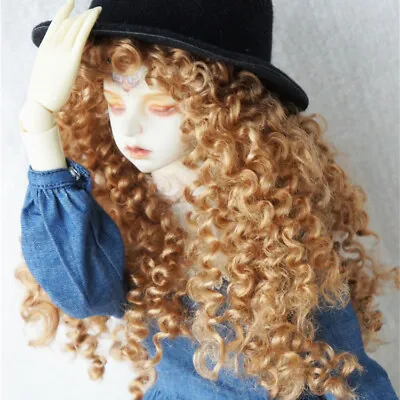 BJD Synthetic Mohair Wig Hair For 1/3 1/4 1/6 BJD SD Blythe Doll Ob11 Doll • $34.49