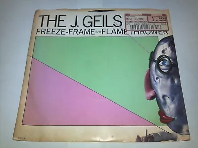 Freeze Frame The J. Geils Band 7  Vinyl Record 45rpm Orig. Sleeve Flame Thrower • $4