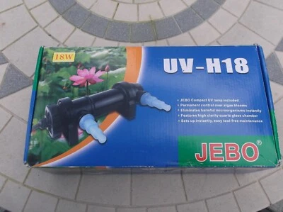 JEBO 7W/27W For Aquarium Fish Pond Tank UV Sterilizer Filter Light Lamp • £45