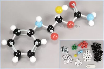 121pcs Molecular Model Set Organic Chemistry Science Atom Molecules & Links Kit • $72.33