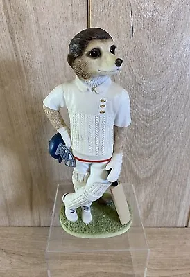 £34.95 • Buy Country Artists Magnificent Meerkats Cricketer Figurine - Waiting To Bat