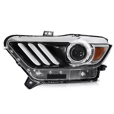 For 2015-2017 Ford Mustang Left Driver Projector HID/Xenon Headlight W/ LED DRL • $109.99