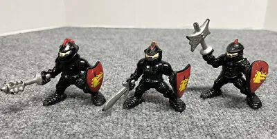 Fisher Price Great Adventures Castle Black Knights Figures Lot 1994 • $14.99