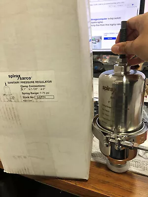 Spirax Sarco SRV6 Sanitary Steam Pressure Regulator Tri-clamp Stainless 1  • $9000