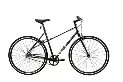 Zega Mixte Single Speed Bicycle CrMo 700 Urban City Commuter Bike Black 10.40 Kg • $579