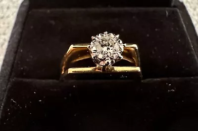 Solitaire Diamond Ring 18ct • £220