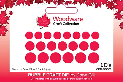 £4.95 • Buy Woodware Bubble Bloom Clear Stamps - By Jane Gill - Creative Expression