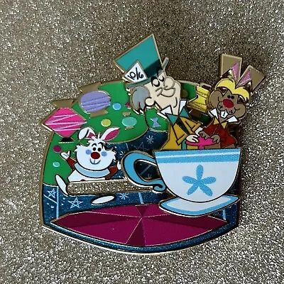 Mad Hatter March Hare And White Rabbit Disneyland Magic LE 1000 Pin  • $19.95