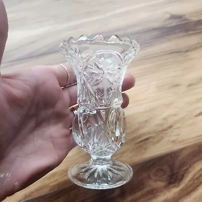 Vintage Crystal Small Vase • $4