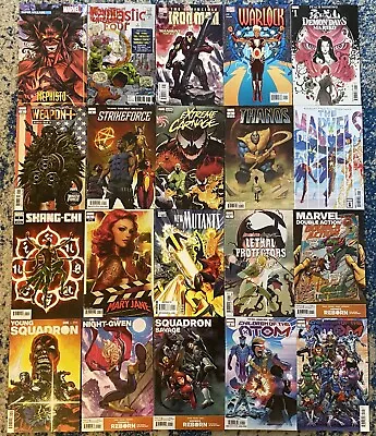 Lot Of 20 Modern Marvel Comics Thanos #1 Heroes Reborn Carnage First Issues • $19.99