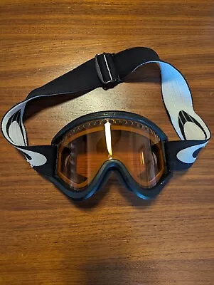 Oakley E Frame Goggles Orange Lens Black Persimmon Snow Ski Unisex Adult  • $19.99