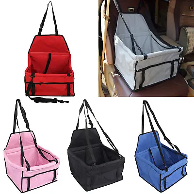 £10.99 • Buy Folding Pet Dog Cat Car Seat Safe Travel Carrier Kennel Puppy Handbag Sided Bag