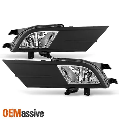 $58.99 • Buy Fit 2015-2018 Volkswagen VW Jetta Bumper Fog Lights Lamp W/ Switch+Harness+Bulbs