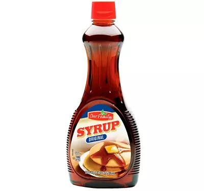 Our Family Original Pancake Syrup (2) 24 Oz Containers Free Shipping • $16.75