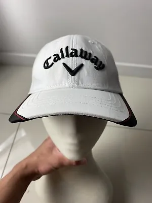 Callaway Big Bertha Odyssey Golf Embroidered Logo White Cap Hat • $30