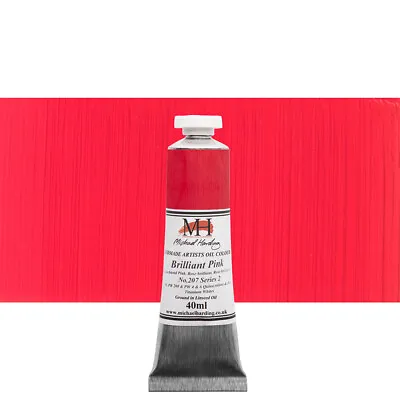 Michael Harding : Oil Paint : 40ml : Brilliant Pink • £15