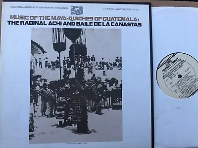 £20 • Buy FE 4226 Music Of The May-Quiches Of Guatemala / Henrietta Yurcheno