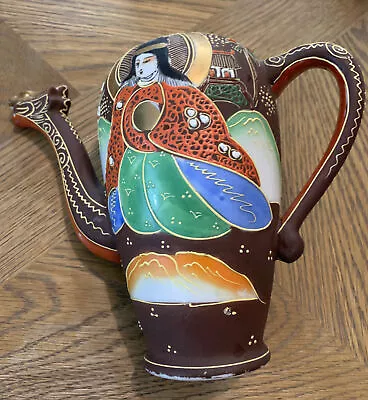 10 - Antique Items Incl 1920's Moriyama Mori Machi Handpainted Lg & Sm Teapot + • $126.55