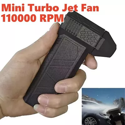 Portable 110000 RPM Turbo Blower Jet Fan Mini Violent Turbo Fan Brushless Motor • $43.99