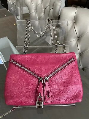 D&G Dolce & Gabbana Handbag Pink Silver Chain • £115
