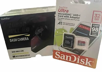 Dash Cam With Sd Card • £15