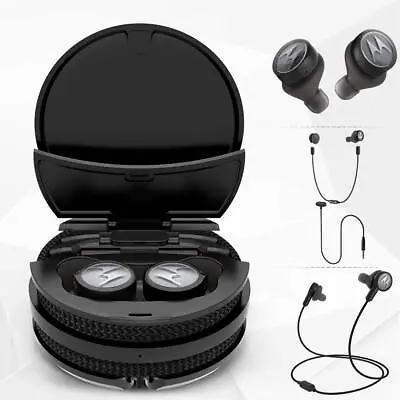 Motorola Tech 3-3-in-1 Smart True Wireless Headphones - Cordless Earbuds Sport • $44.99
