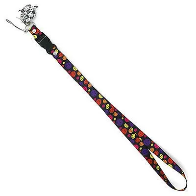 Multi Colored Happy Smiley Faces 15  Lanyard For ID Holder + Mobile Devices-New! • $34.25