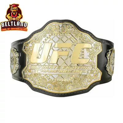 UFC Classic Championship Belt Replica Gold Plated 2mm Zinc Adult Size • $119.99