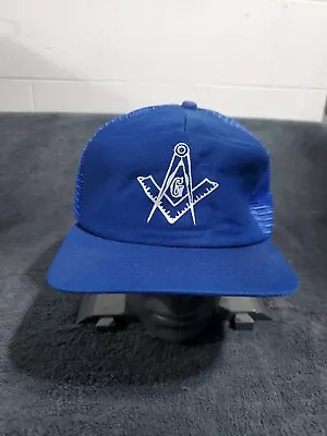 Vintage Freemasons Trucker Snapback Hat Made In Usa • $15