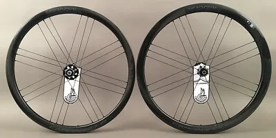 Campagnolo Shamal Carbon C21 Gravel Road Bike Disc Brake Wheelset 9-13 Speed • $1099