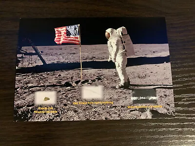 Apollo 11 Relics Kapton Foil Moon Dust Armstrong Hair Strand Piece NASA Buzz USA • $64