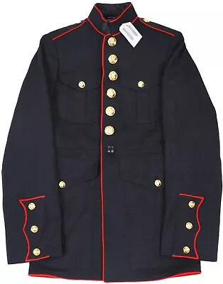 New 30S - USMC US Marine Corp Dress Blue Jacket Coat DSCP Crown Clothing Uniform • $99.95