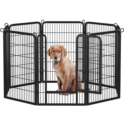 Metal Dog Playpen Foldable Pet Fence Exercise Pen For Puppy/Rabbit/Small Animal • $99.99