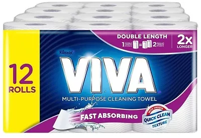 VIVA Paper Towel Double Length Paper Towels 12 Count • $52.45