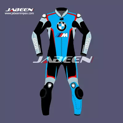 JABEEN IMPEX BMW One Piece Motorbike Leather Racing Suit • $309.99