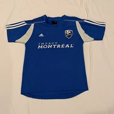 Montreal Impact Youth Size Medium Adidas Climacool Jersey Blue Home Kit • $39.50