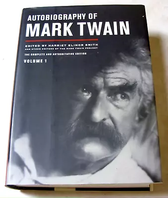 AUTOBIOGRAPHY Of MARK TWAIN Volume 1 Hardcover Book W/Dustjacket • $8