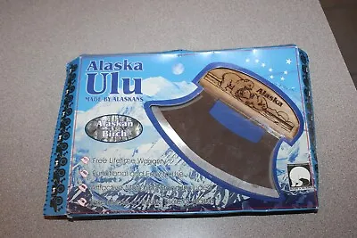 Vintage Alaska ULU Factory Legendary Birch Knife Of The Arctic Stand History • $27.95