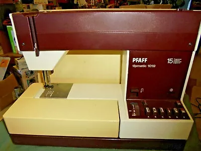 Vintage Pfaff Tipmatic 1019 Sewing Machine  (for Parts Only) • $106.88