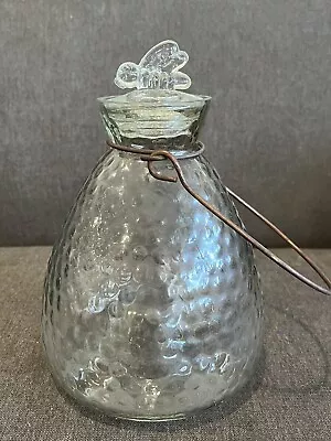 Vintage Beehive Shaped Glass Hanging/ Tabletop Fly Wasp Bee Catcher • $55