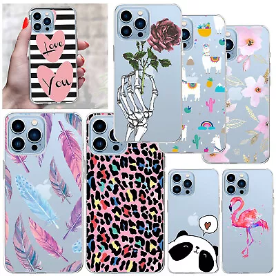 Fashion Pattern Phone Case For Apple IPhone 14 13 12 Pro 11 8 7 XR Xs Max Cover • £5.15