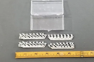 MINIATURE WARGAMES PLASTIC CASE WITH INFANTRY SOLDIERS Soft Metal Casting • $9.36