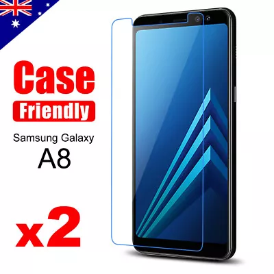 $4.29 • Buy 2x Tempered Glass Screen Protector For Samsung Galaxy A8 J5 Pro J2 Pro 2018